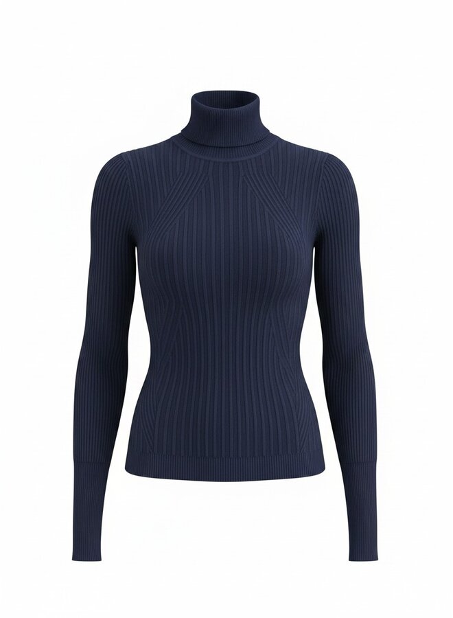 Trui Anury fine knit navy