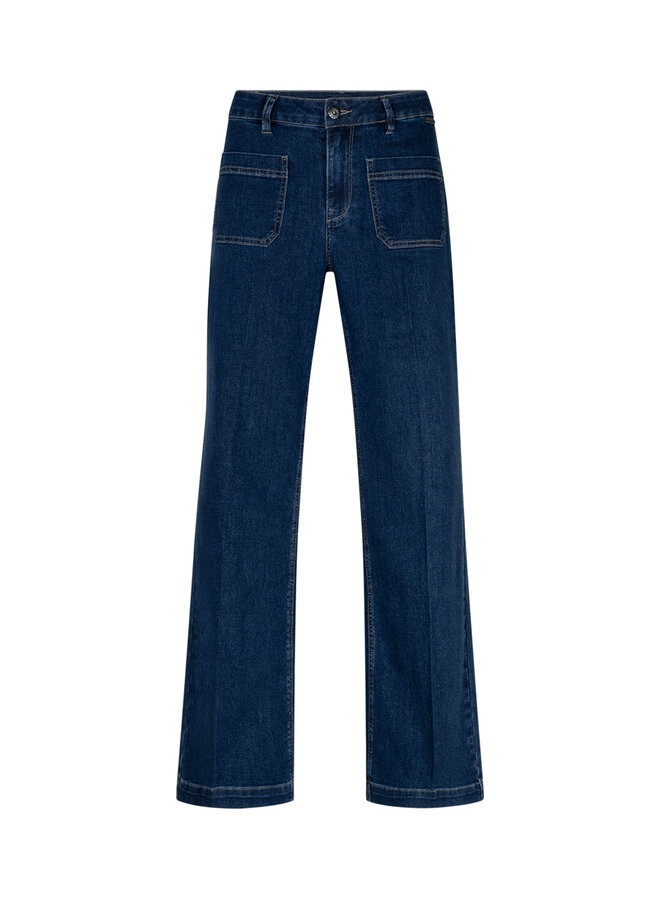 Broek Colette front patch pockets midstone