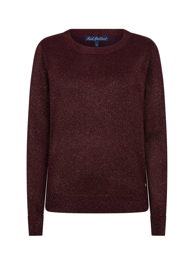 Trui Sweet sparkle burgundy