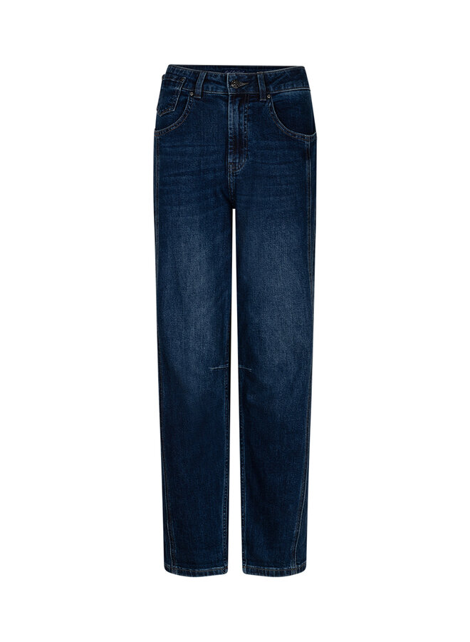 Broek Caitlina Side Patch dark stone