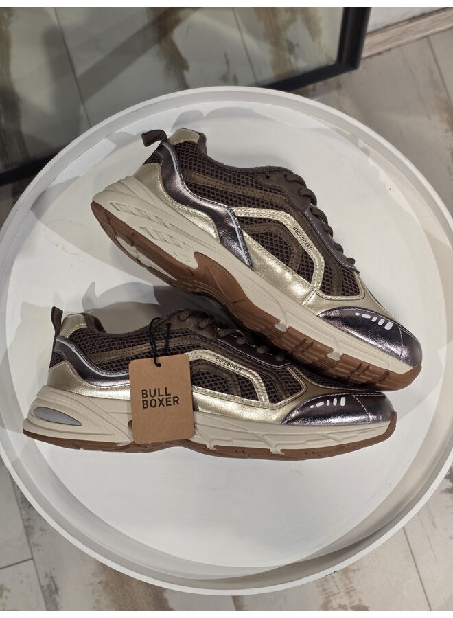 Sneakers brown PU
