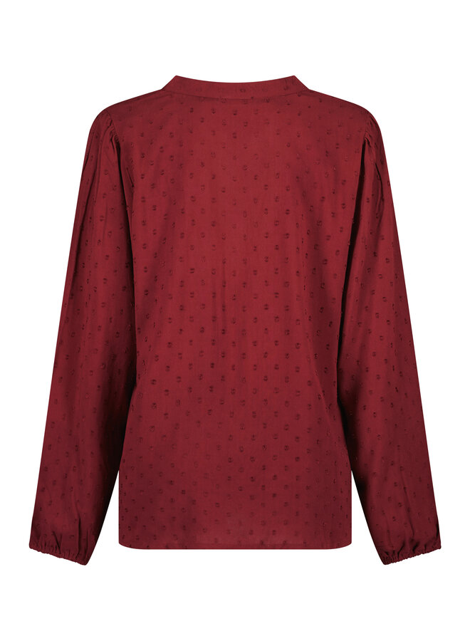Blouse Seven 280131 wijnrood