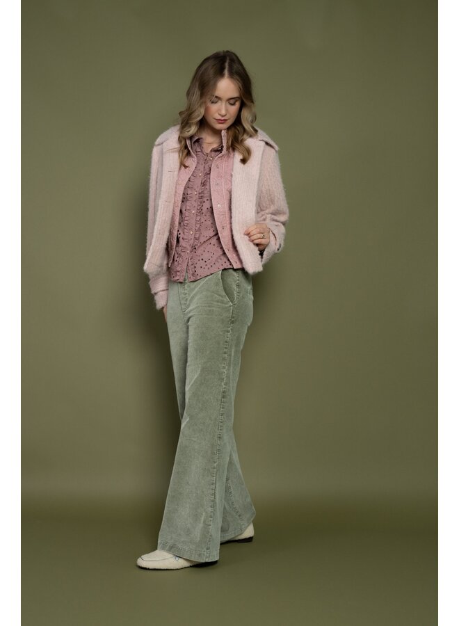 Jacket Nenna hairy lurex light mauve
