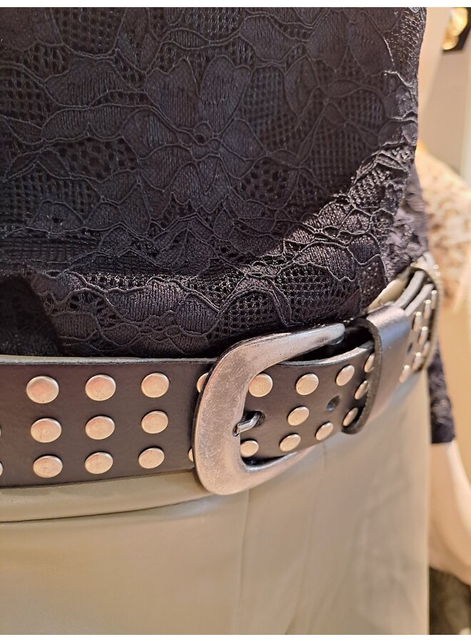 Riem Lancaster studs zwart