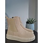 Chelsea boots rits sand