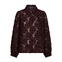 Blouse Fringes burgundy