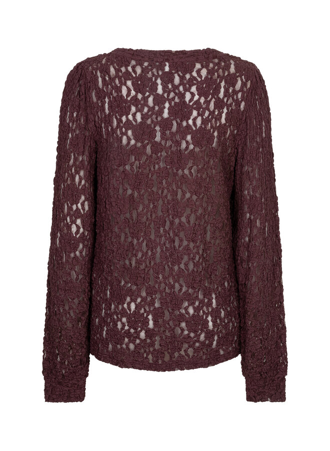 Top Lace burgundy