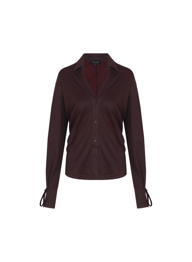 Blouse Winslet warm aubergine