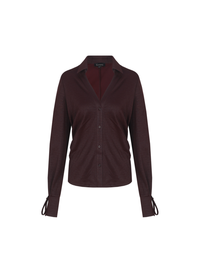 Blouse Winslet warm aubergine