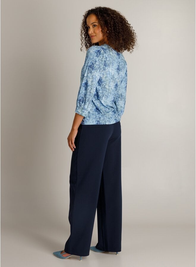 Top Hermela sky blue/multi clor