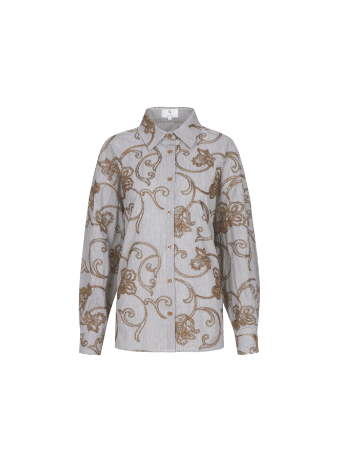 Blouse Lot dark chocolate/dark walnut