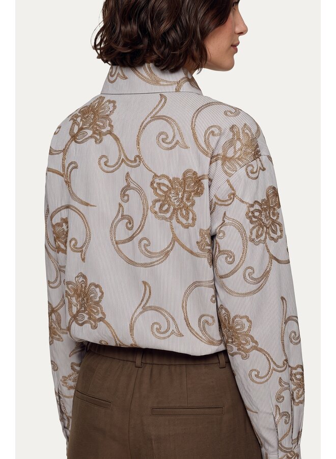 Blouse Lot dark chocolate/dark walnut