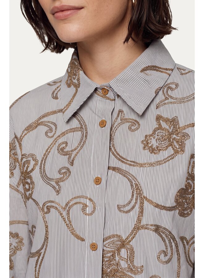Blouse Lot dark chocolate/dark walnut