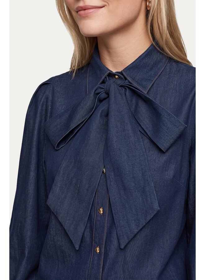 Blouse Lissa denim dark blue