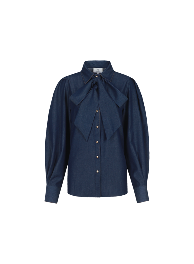 Blouse Lissa denim dark blue