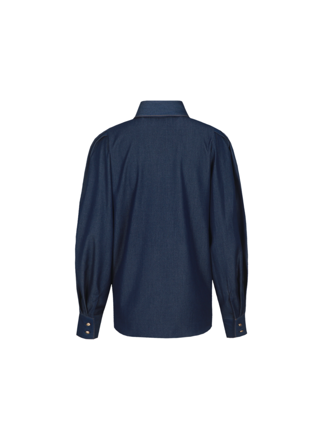 Blouse Lissa denim dark blue
