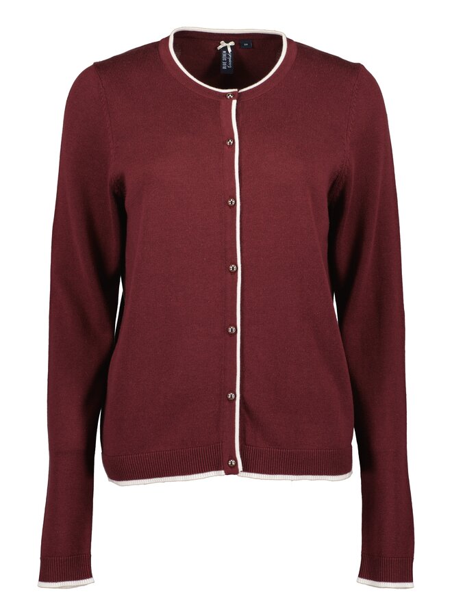 Vest Seven 248183 wijnrood