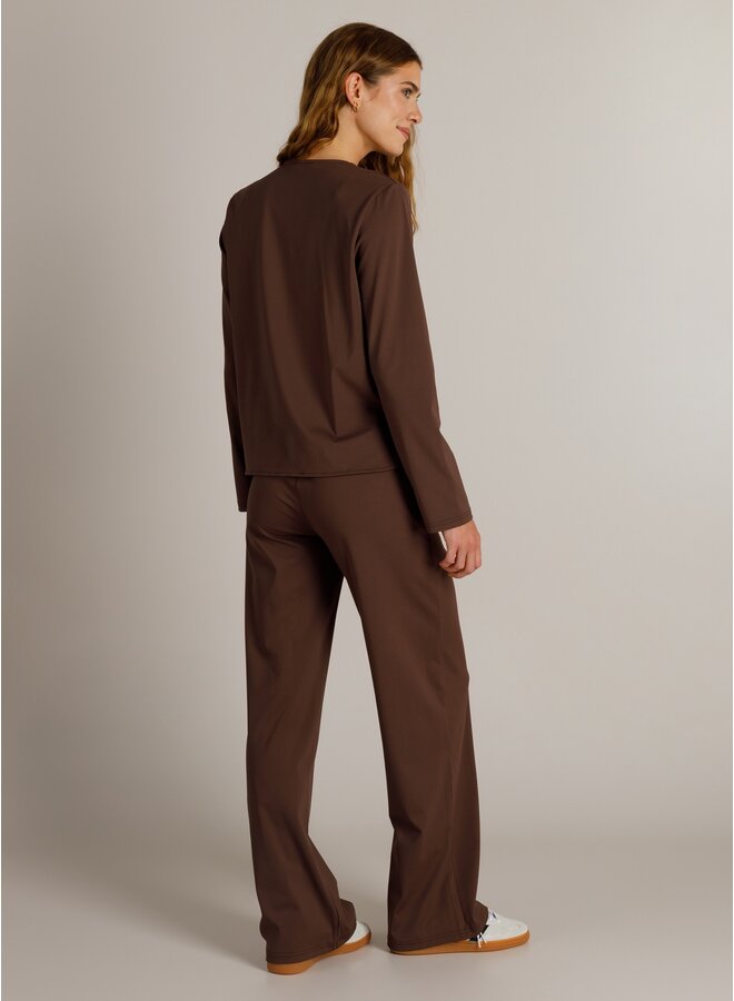 Trui Kyana chocolate brown