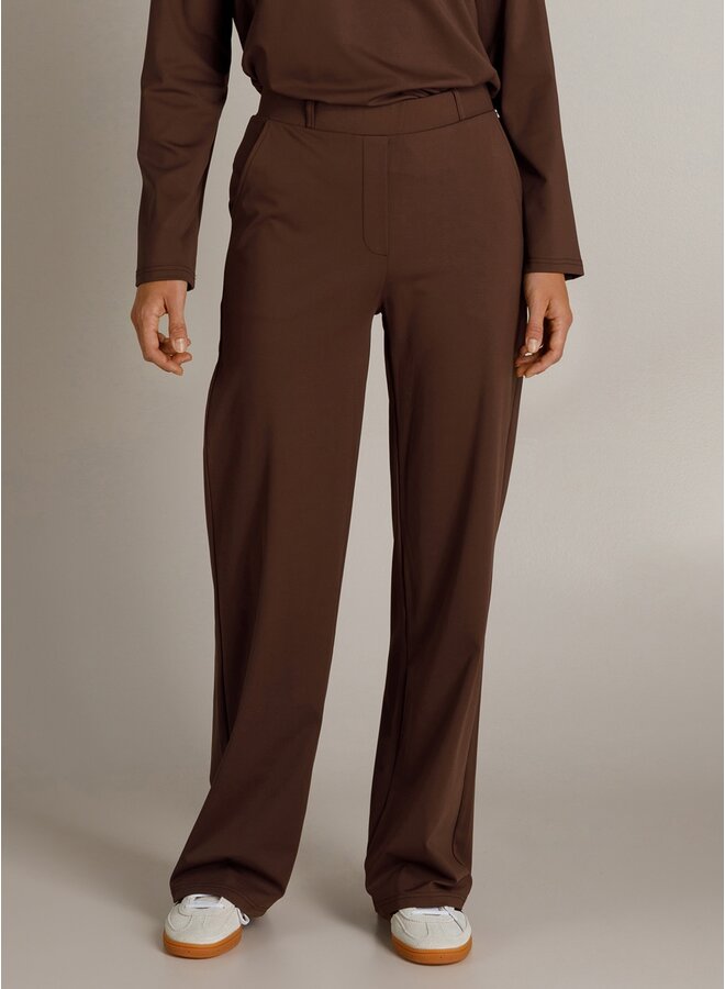 Broek Kylie chocolate brown