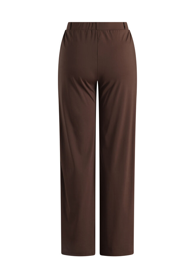 Broek Kylie chocolate brown