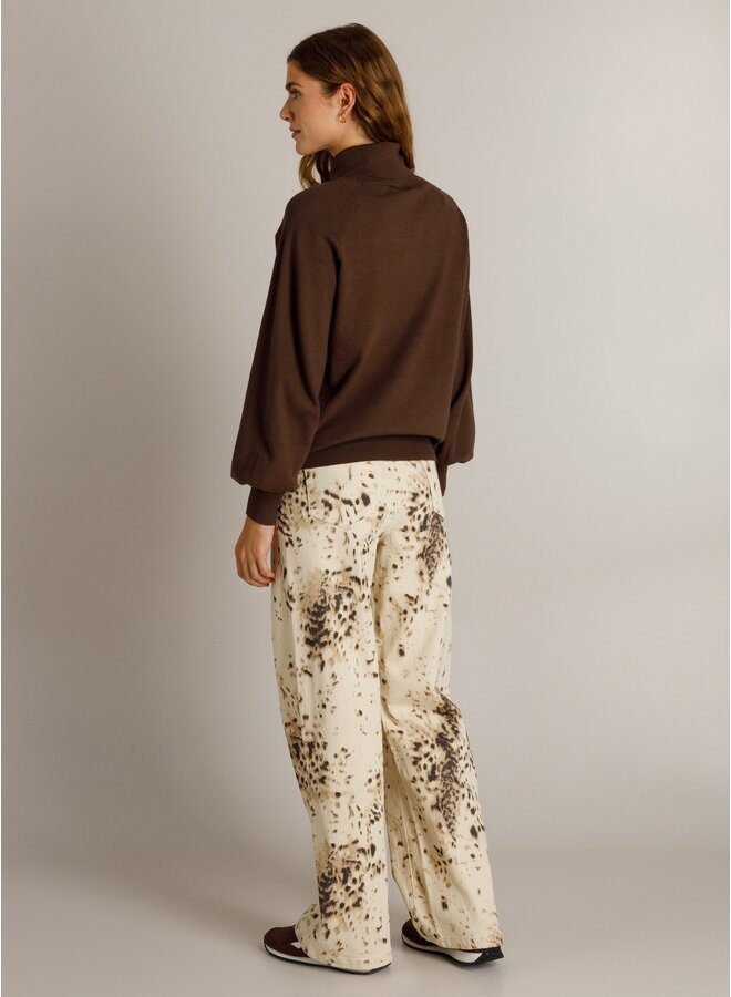 Broek Katie offwhite/multi