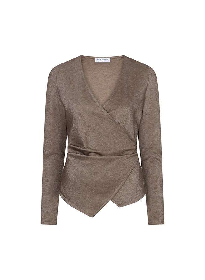 Top Jori taupe