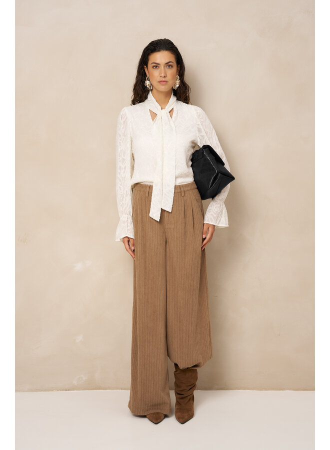 Broek Josy taupe