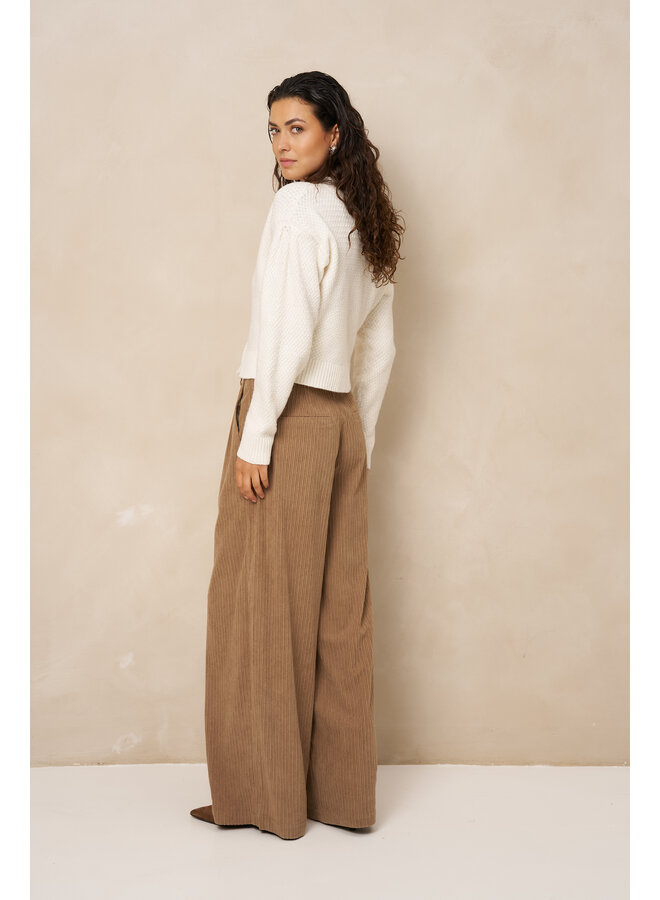 Broek Josy taupe
