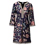 Jurk D604 kort met bloemenprint