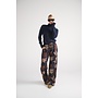 Broek D308 met botanische print