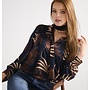 Top D307 met sjaaltje & print P154