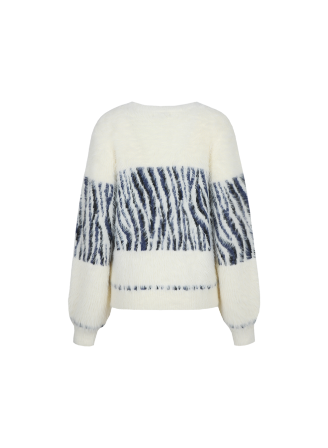 Trui Isabeau knit wool white