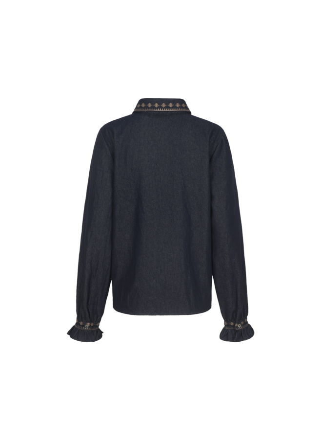 Blouse Minerva denim dark blue