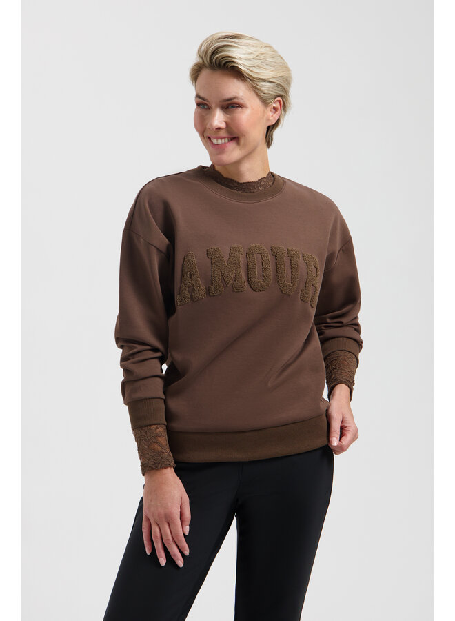 Sweater Amour truffle