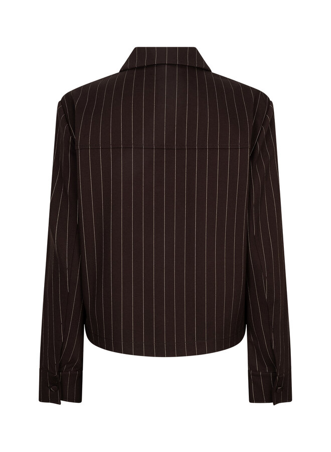 Jacket Punta pinstripe espresso