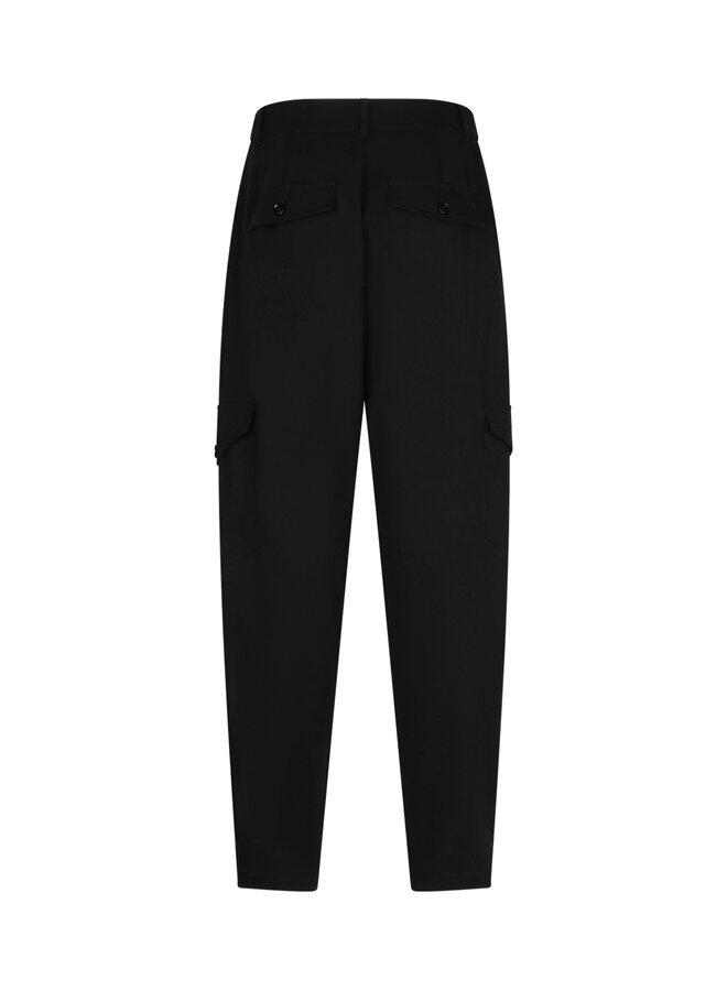 broek Barbella palazzo fabric black
