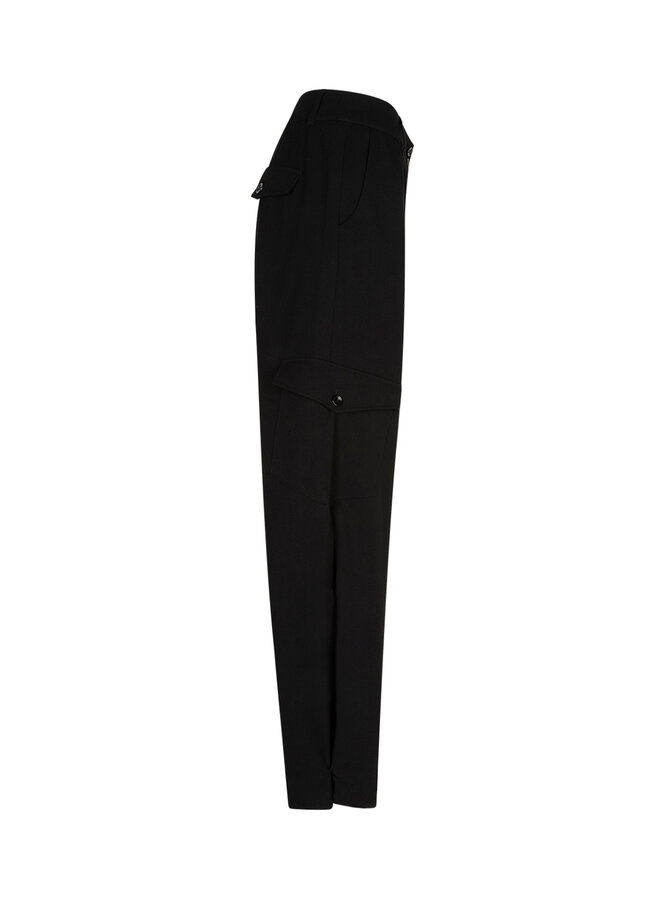 broek Barbella palazzo fabric black