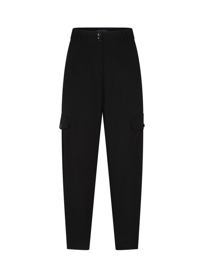 broek Barbella palazzo fabric black