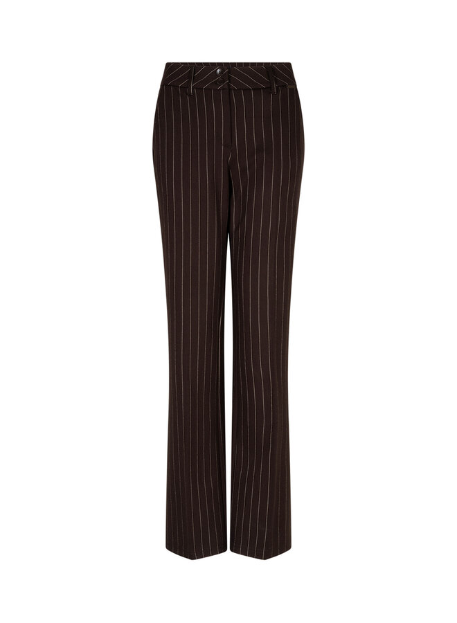 Broek Bibette punta pinstripe espresso