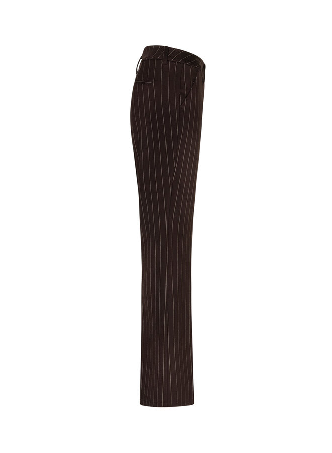 Broek Bibette punta pinstripe espresso