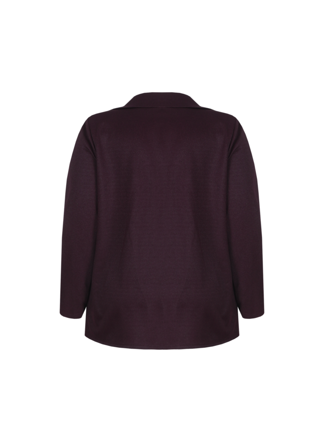 Blazer Inez warm aubergine