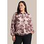 Blouse Jorila warm aubergine/sand