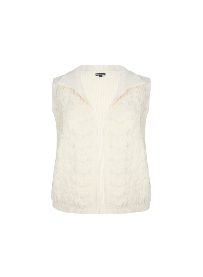 Gilet Irmany wool white