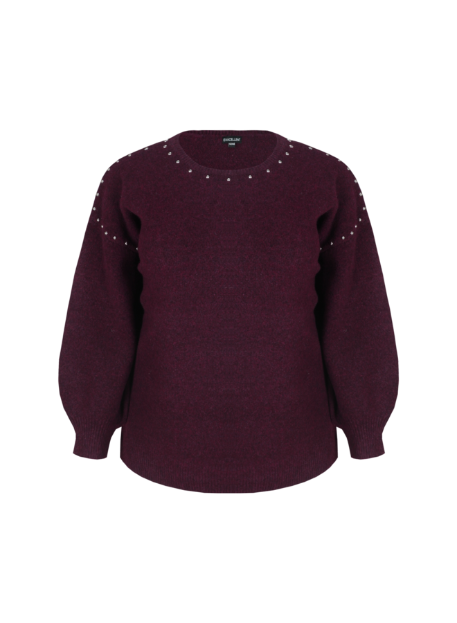 Trui Dala warm aubergine
