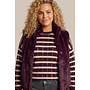 Gilet Ilse warm aubergine