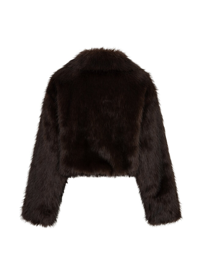 Jacket Kaia fur coat brown