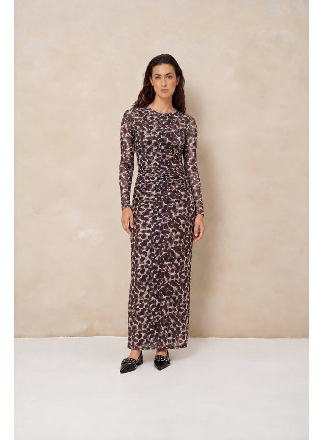 Jurk Isani maxi abstract multi color