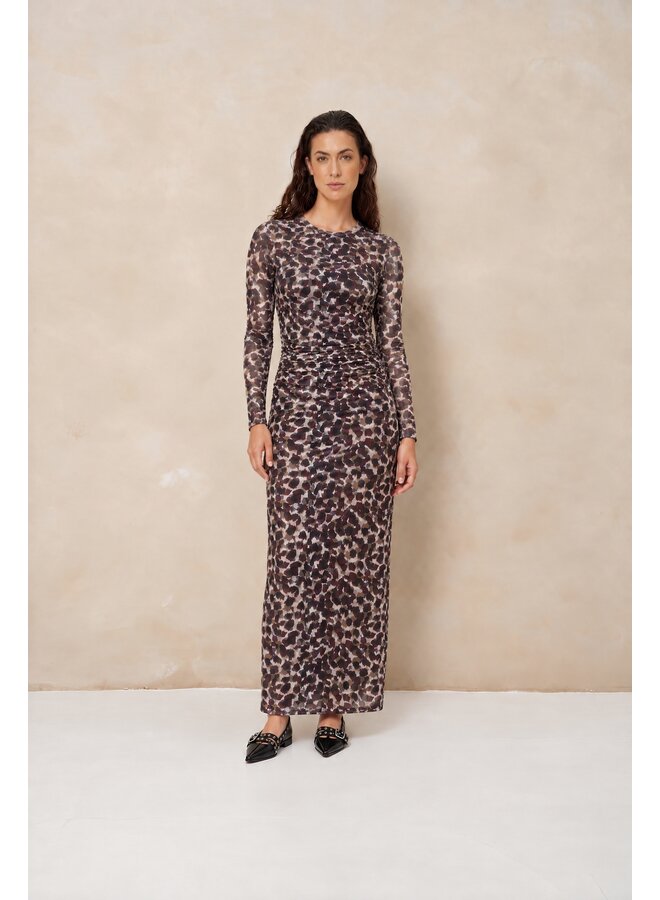 Jurk Isani maxi abstract multi color