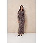 Jurk Isani maxi abstract multi color