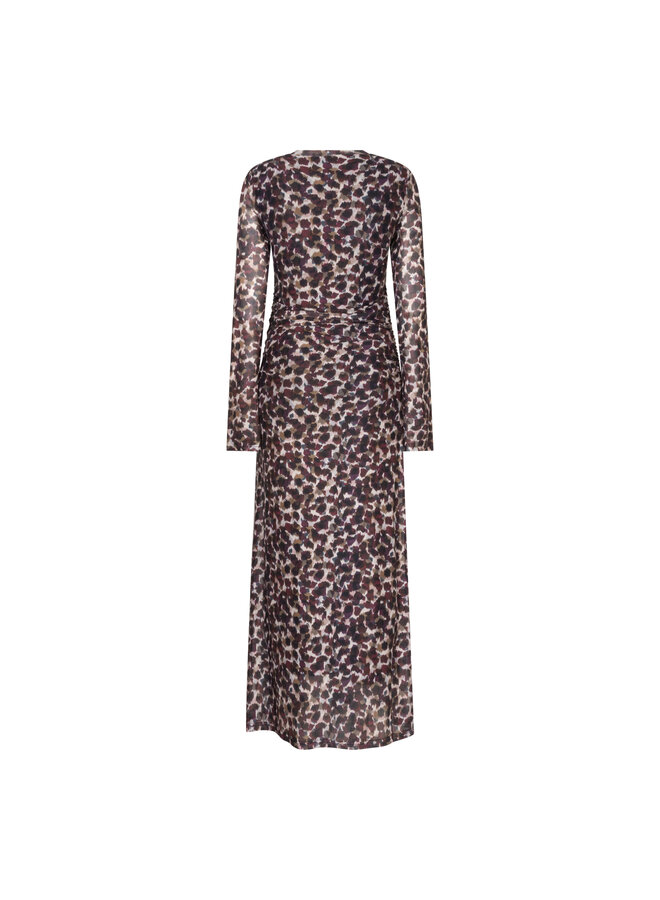 Jurk Isani maxi abstract multi color
